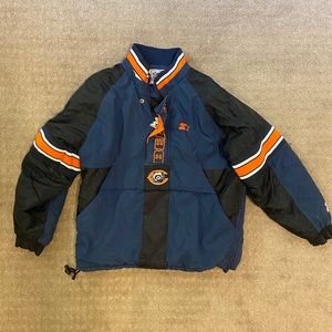 CHICAGO CUBS WINDBREAKER BOMBER QUARTER ZIP